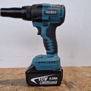 2x Accu popnageltang, brushless, Blauw